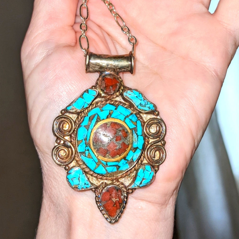 Vintage Turkmen or Thai Asian Necklace